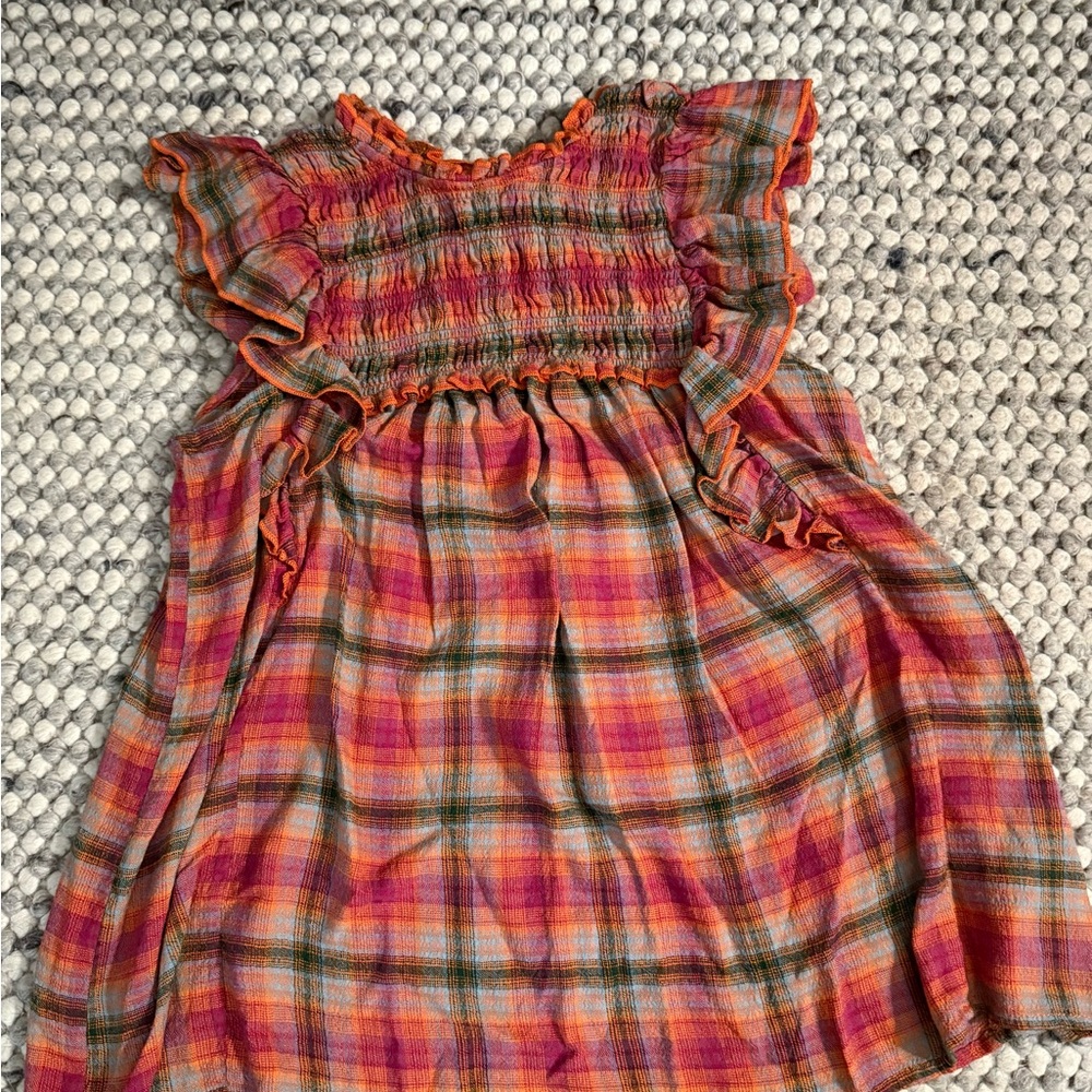 beachlunchlounge Multicolor Plaid Top